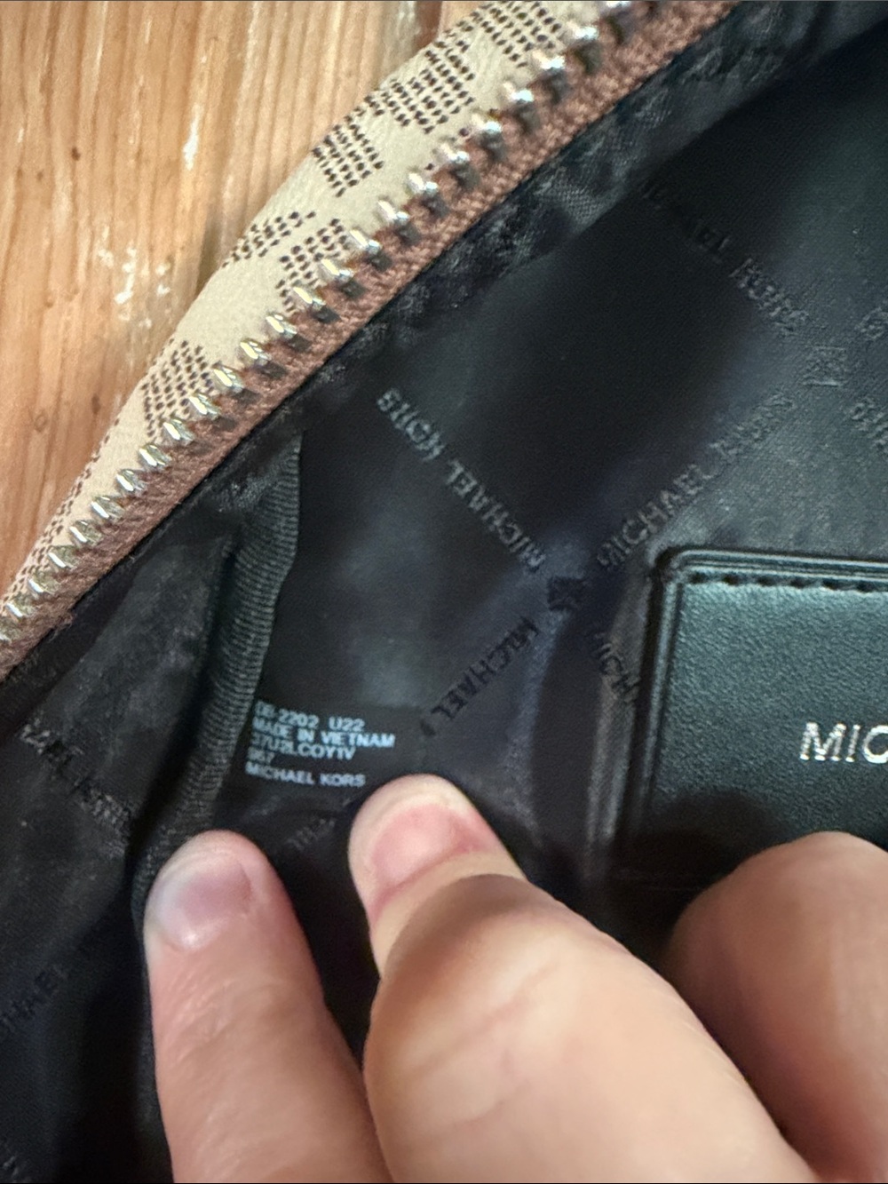 Michael Kors Cooper Chino Commuter Sling backpack - Picture 11 of 14